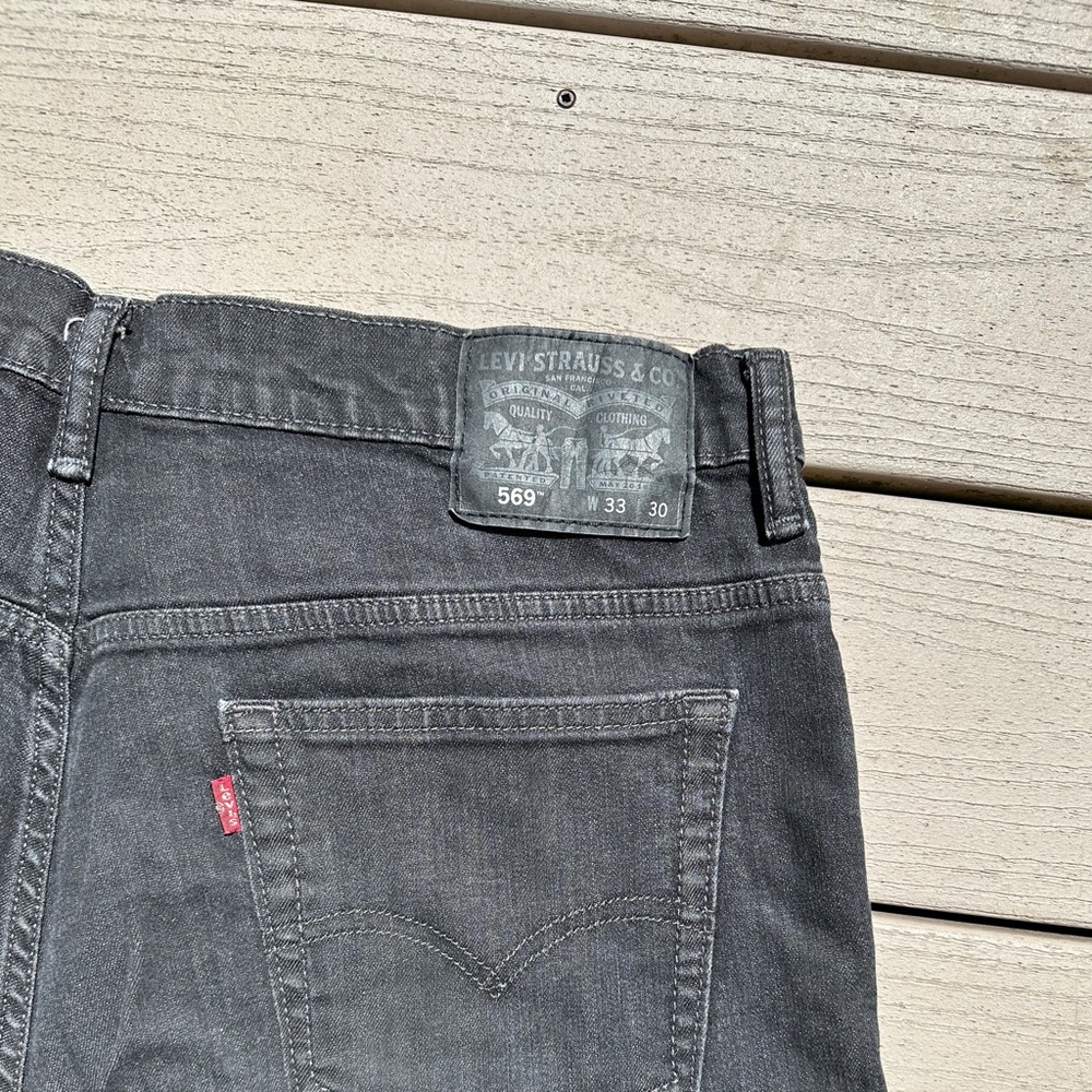 Levi’s 569 Black 33 x 30 EUC